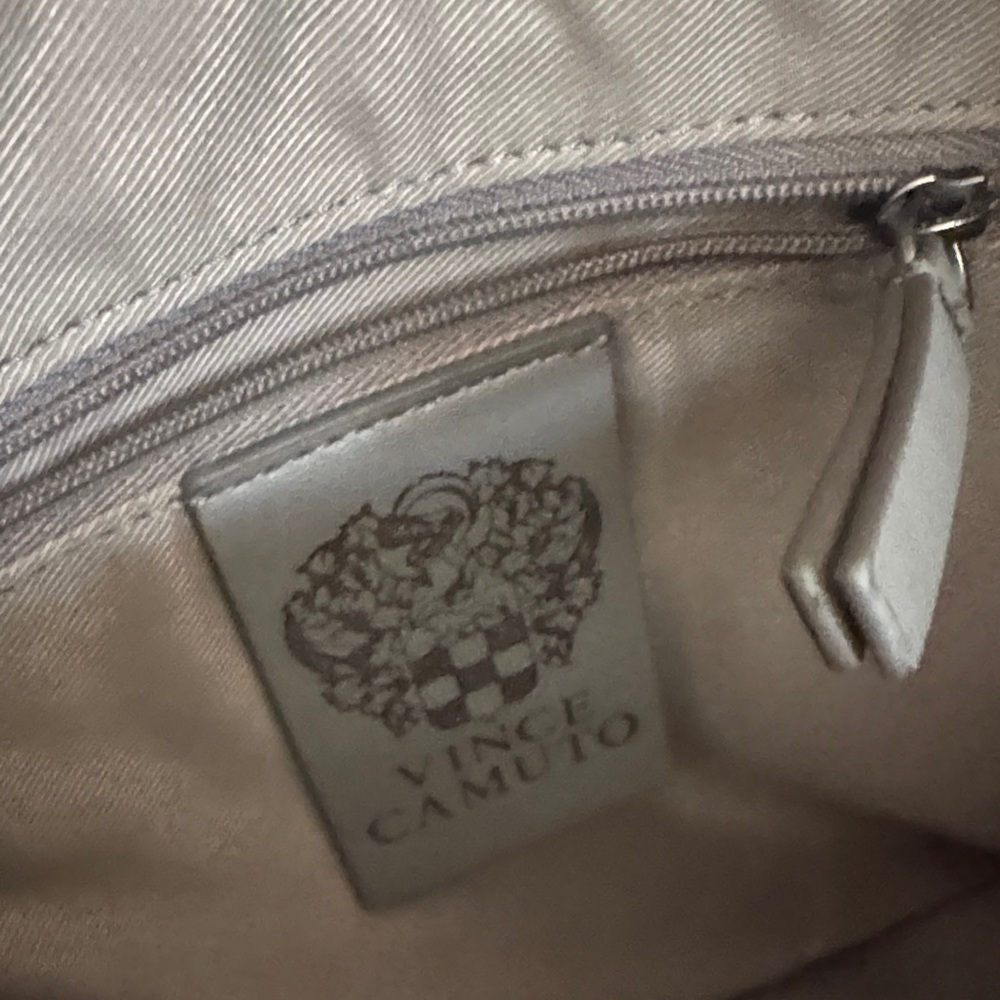 VINCE CAMUTO Pebbled Leather Shoulder Bag, Burgundy - Picture 7 of 9